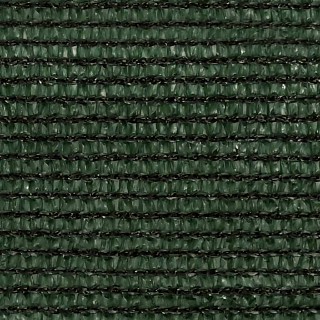 Pânză parasolar, verde închis, 3,6x3,6x3,6 m, HDPE, 160 g/m² Lando - Lando