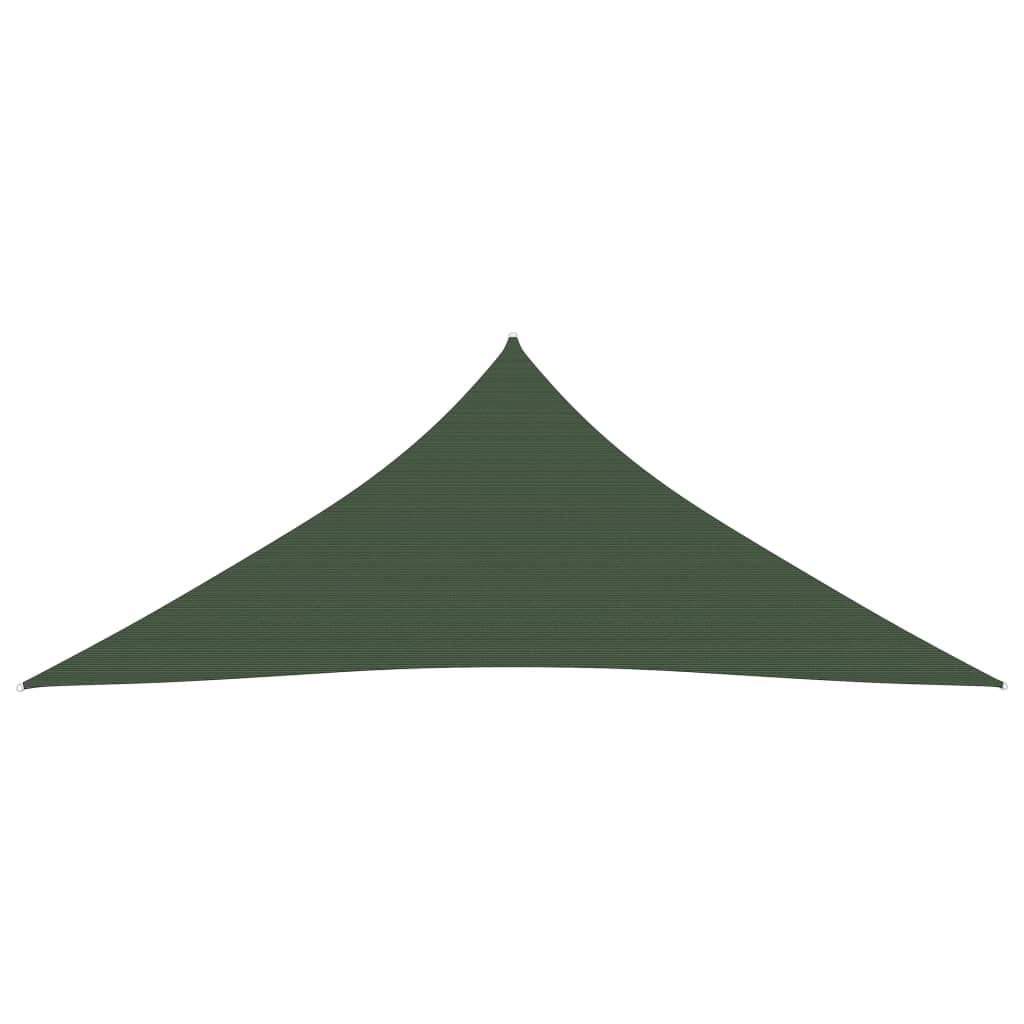 Pânză parasolar, verde închis, 3x4x4 m, HDPE, 160 g/m² Lando - Lando