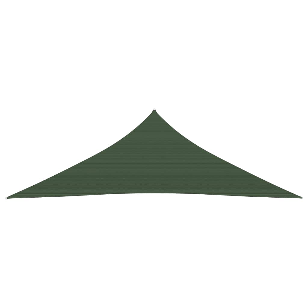 Pânză parasolar, verde închis, 3,5x3,5x4,9 m, HDPE, 160 g/m² Lando - Lando