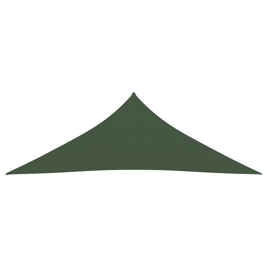 Pânză parasolar, verde închis, 4x4x4 m, HDPE, 160 g/m² Lando - Lando