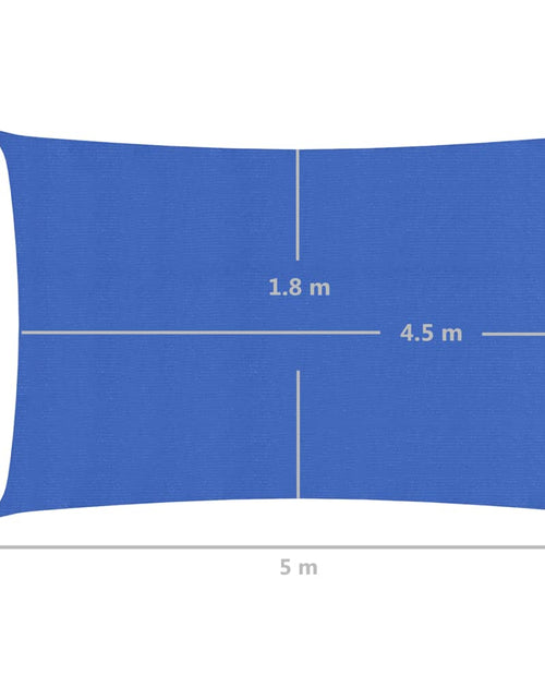 Încărcați imaginea în vizualizatorul Galerie, Pânză parasolar, albastru, 2x5 m, HDPE, 160 g/m² Lando - Lando
