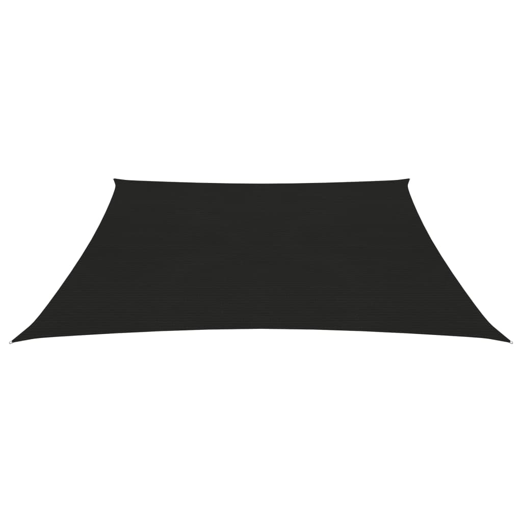 Pânză parasolar, negru, 2,5x2,5 m, HDPE, 160 g/m² Lando - Lando