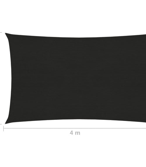 Încărcați imaginea în vizualizatorul Galerie, Lando-Pânză parasolar, negru, 2x4 m, HDPE, 160 g/m²- lando.md
