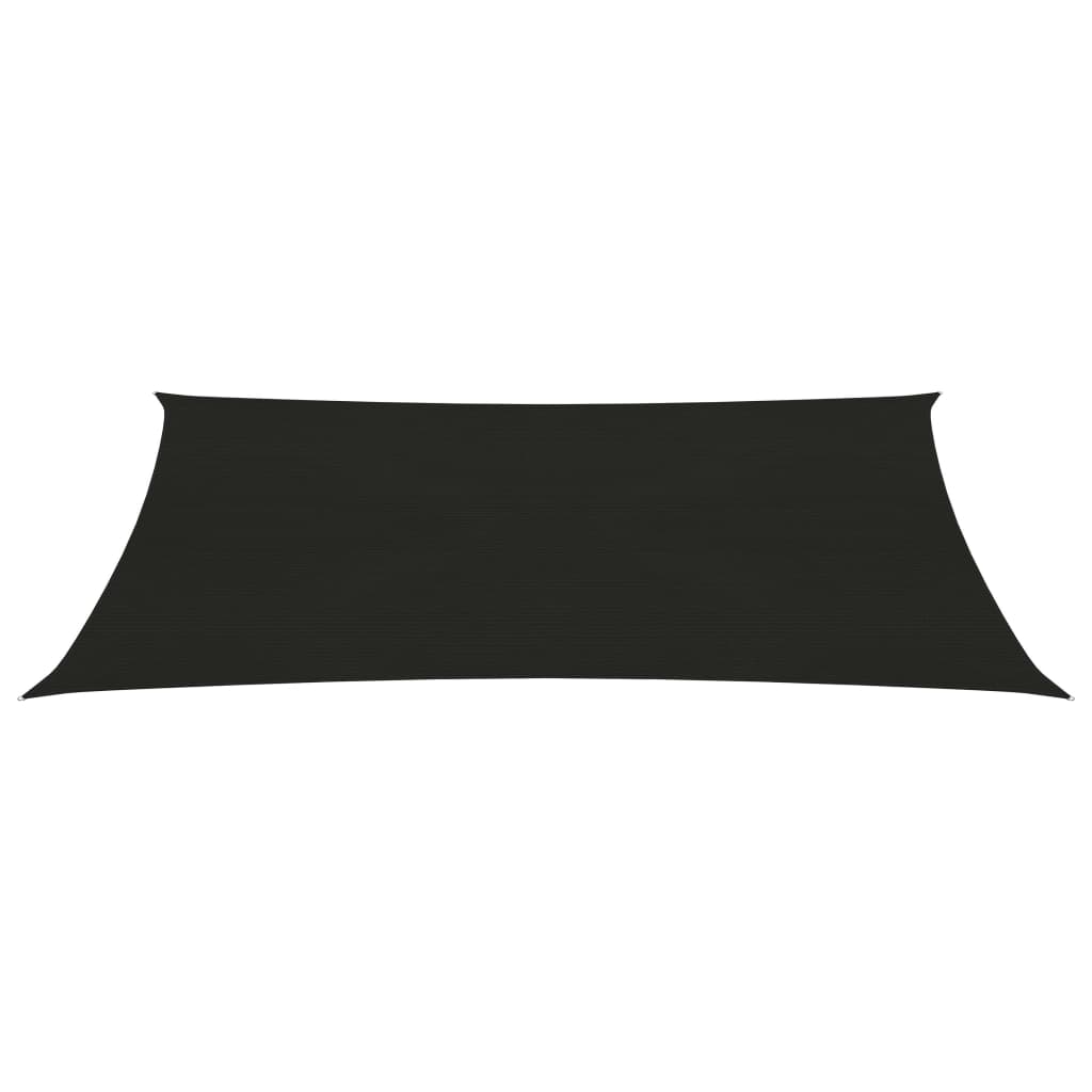 Pânză parasolar, negru, 2x4,5 m, HDPE, 160 g/m² Lando - Lando