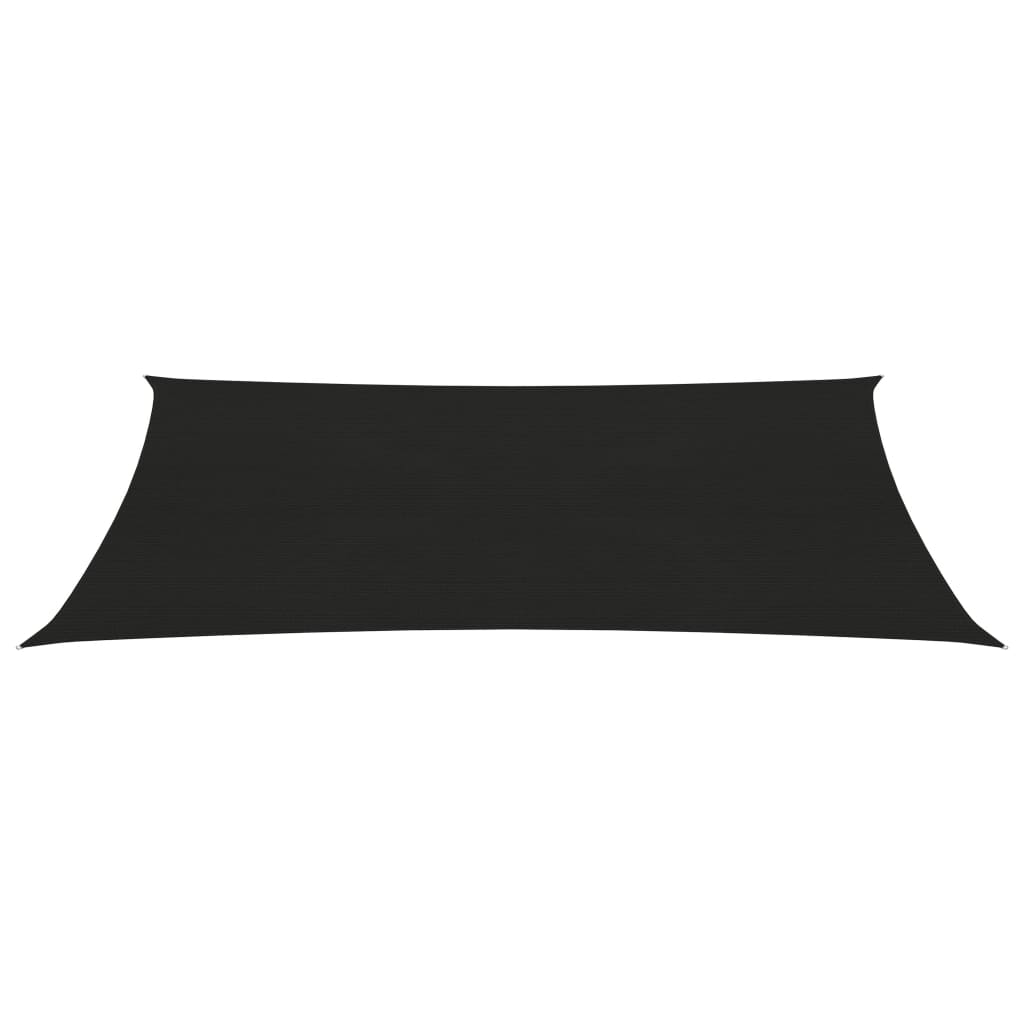 Pânză parasolar, negru, 2x5 m, HDPE, 160 g/m² Lando - Lando