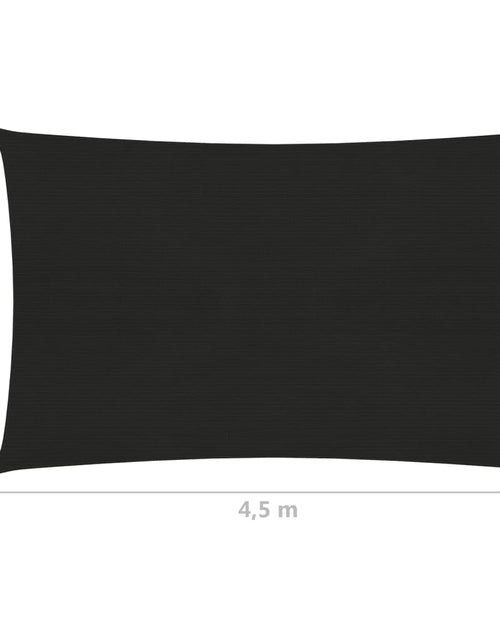 Încărcați imaginea în vizualizatorul Galerie, Pânză parasolar, negru, 2,5x4,5 m, HDPE, 160 g/m² Lando - Lando
