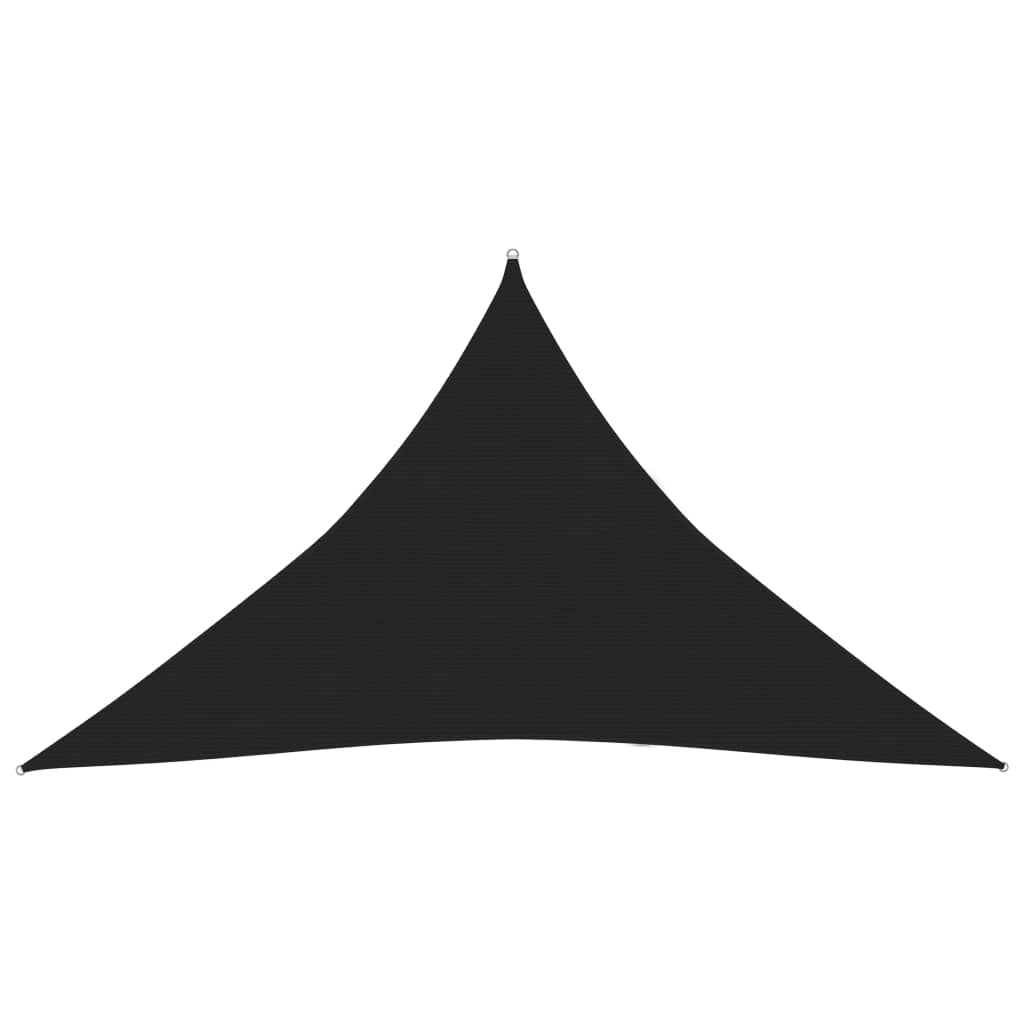 Pânză parasolar, negru, 3,5x3,5x4,9 m, HDPE, 160 g/m² Lando - Lando