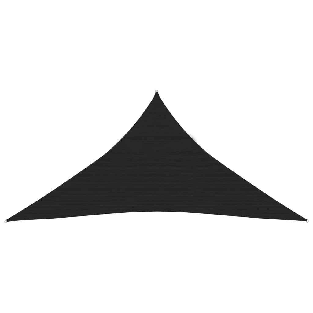Lando-Pânză parasolar, negru, 4x4x4 m, HDPE, 160 g/m²- mobila