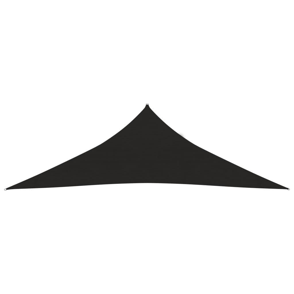 Lando-Pânză parasolar, negru, 4x4x5,8 m, HDPE, 160 g/m²- mobila