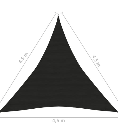 Încărcați imaginea în vizualizatorul Galerie, Lando-Pânză parasolar, negru, 4,5x4,5x4,5 m, HDPE, 160 g/m²- lando.md
