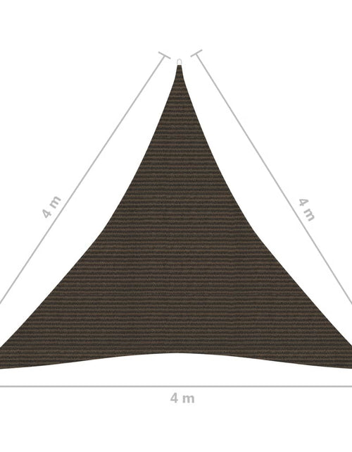 Загрузите изображение в средство просмотра галереи, Pânză parasolar, maro, 4x4x4 m, HDPE, 160 g/m² Lando - Lando
