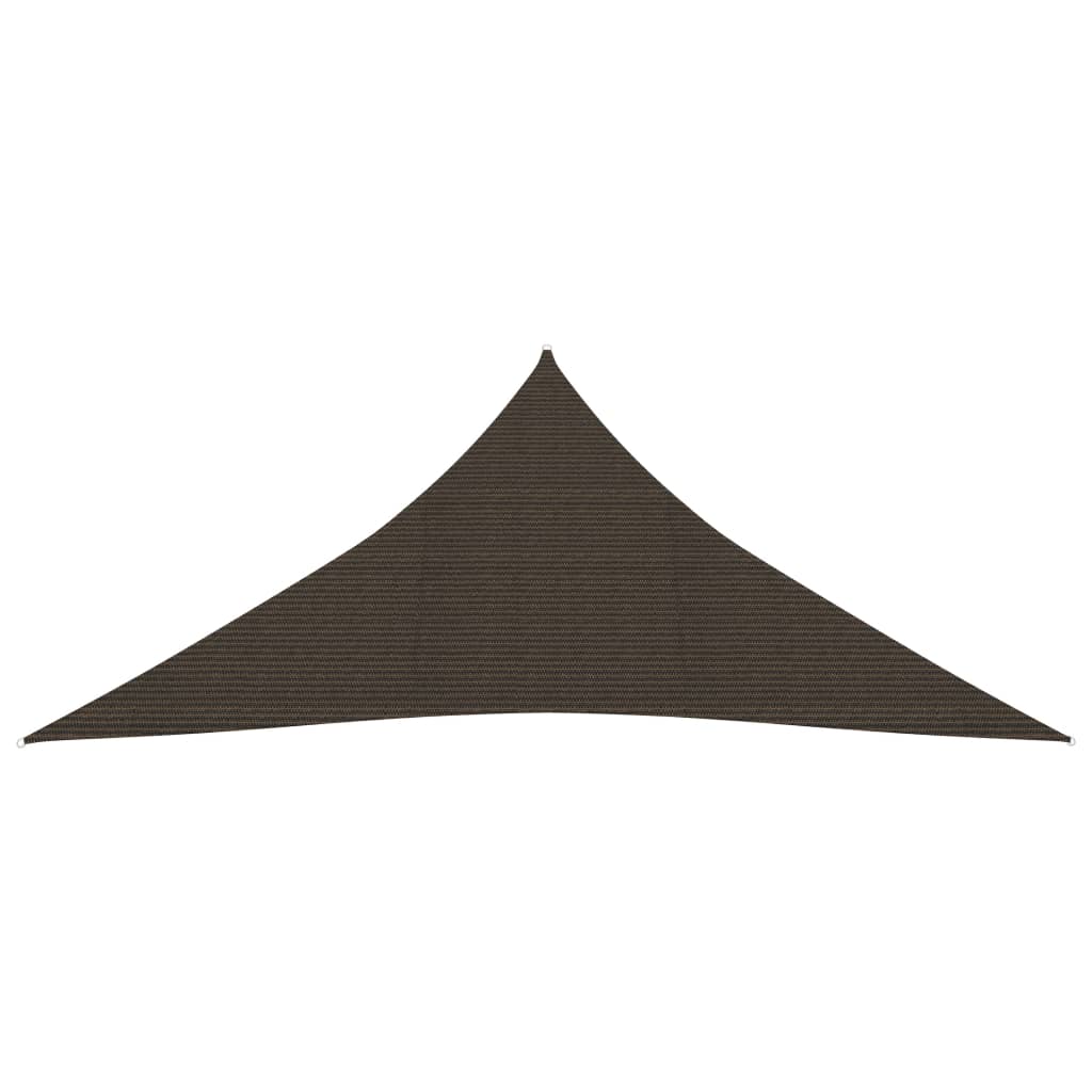 Pânză parasolar, maro, 5x5x5 m, HDPE, 160 g/m² Lando - Lando