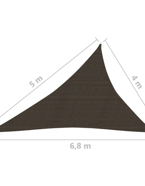 Încărcați imaginea în vizualizatorul Galerie, Pânză parasolar, maro, 4x5x6,8 m, HDPE, 160 g/m² Lando - Lando
