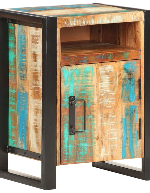 Încărcați imaginea în vizualizatorul Galerie, Noptieră, 40 x 35 x 55 cm, lemn masiv reciclat - Lando
