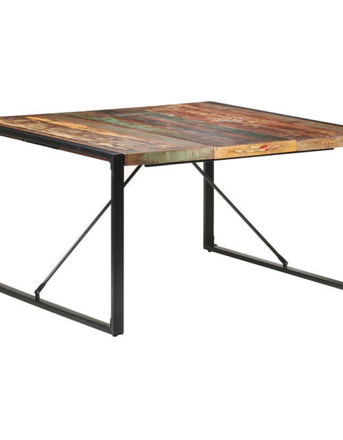 Încărcați imaginea în vizualizatorul Galerie, Masă de bucătărie, 140x140x75 cm, lemn masiv reciclat - Lando
