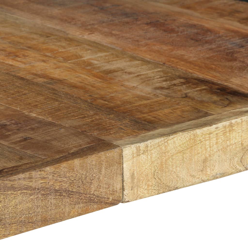 Masă de bucătărie, 140x140x75 cm, lemn de mango nefinisat - Lando