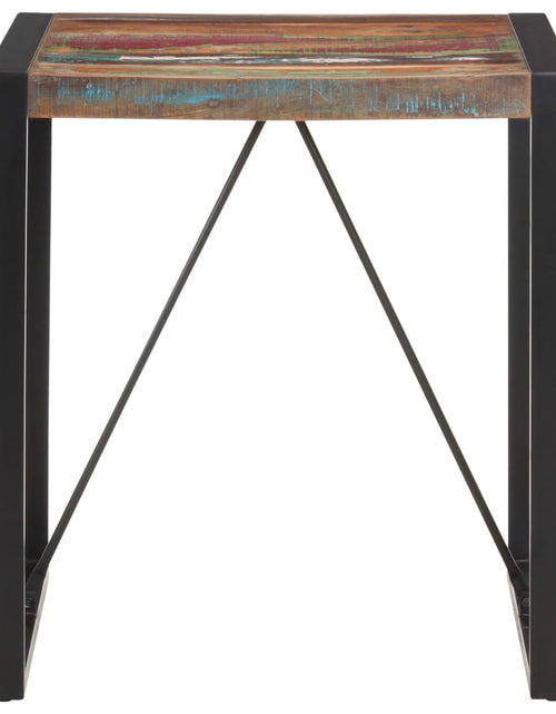 Загрузите изображение в средство просмотра галереи, Masă de bucătărie, 70 x 70 x 75 cm, lemn masiv reciclat - Lando
