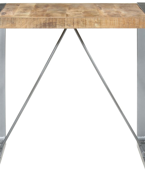 Загрузите изображение в средство просмотра галереи, Masă de bucătărie, 80 x 80 x 75 cm, lemn de mango nefinisat - Lando

