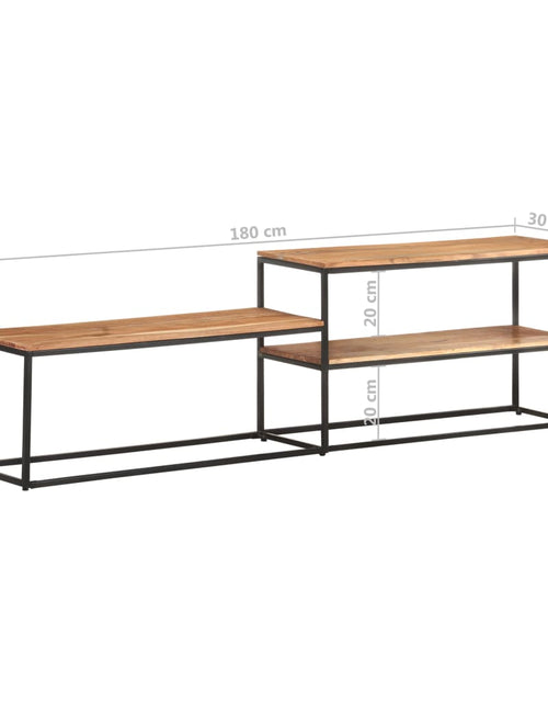 Загрузите изображение в средство просмотра галереи, Comodă TV, 180x30x50 cm, lemn masiv de acacia Lando - Lando
