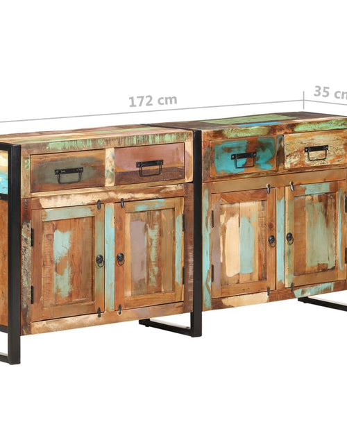 Загрузите изображение в средство просмотра галереи, Servantă, 172x35x80 cm, lemn masiv reciclat

