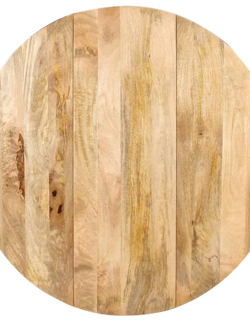 Загрузите изображение в средство просмотра галереи, Masă de bucătărie, 110x76 cm, lemn masiv de mango, rotundă - Lando
