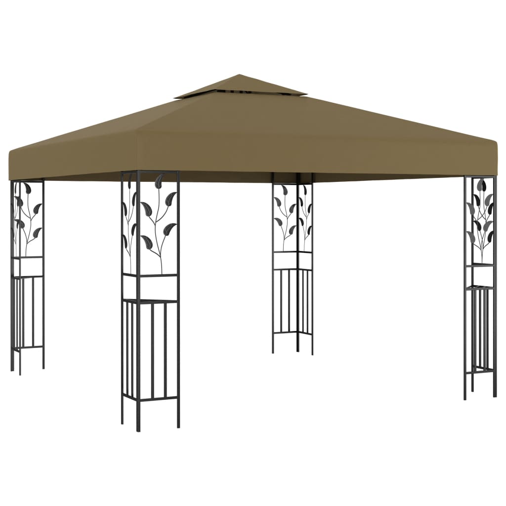 Pavilion de grădină, gri taupe, 3 x 3 m, 180 g/m² Lando - Lando