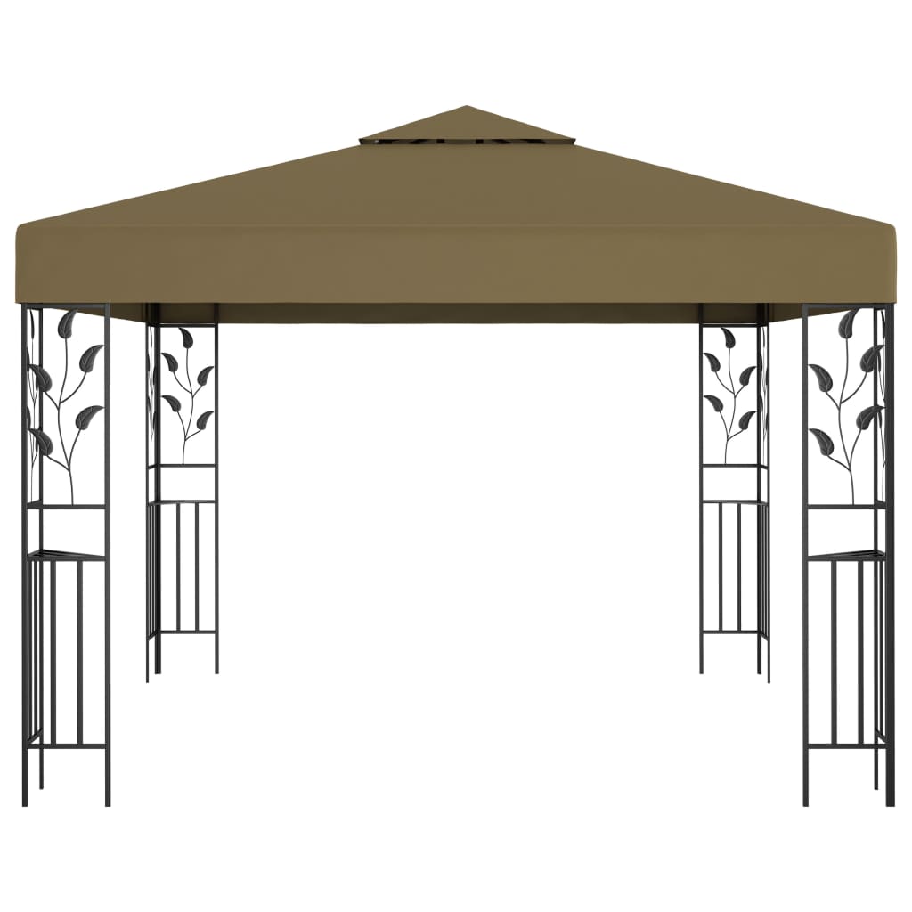 Pavilion de grădină, gri taupe, 3 x 3 m, 180 g/m² Lando - Lando