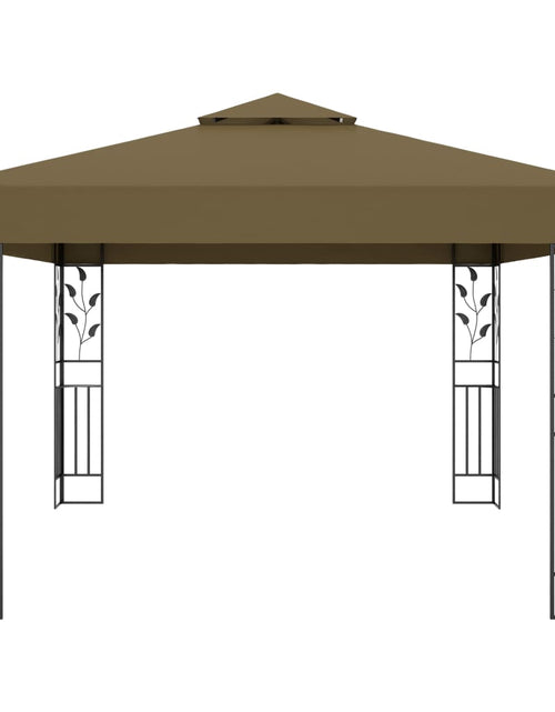 Загрузите изображение в средство просмотра галереи, Pavilion cu acoperiș dublu, gri taupe, 3 x 4 m, 180 g/m² Lando - Lando
