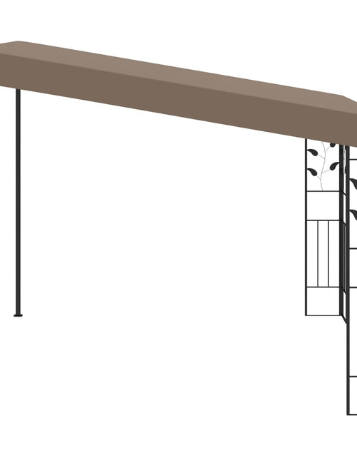 Încărcați imaginea în vizualizatorul Galerie, Pavilion montat pe perete, gri taupe, 3x3x2,5 m Lando - Lando
