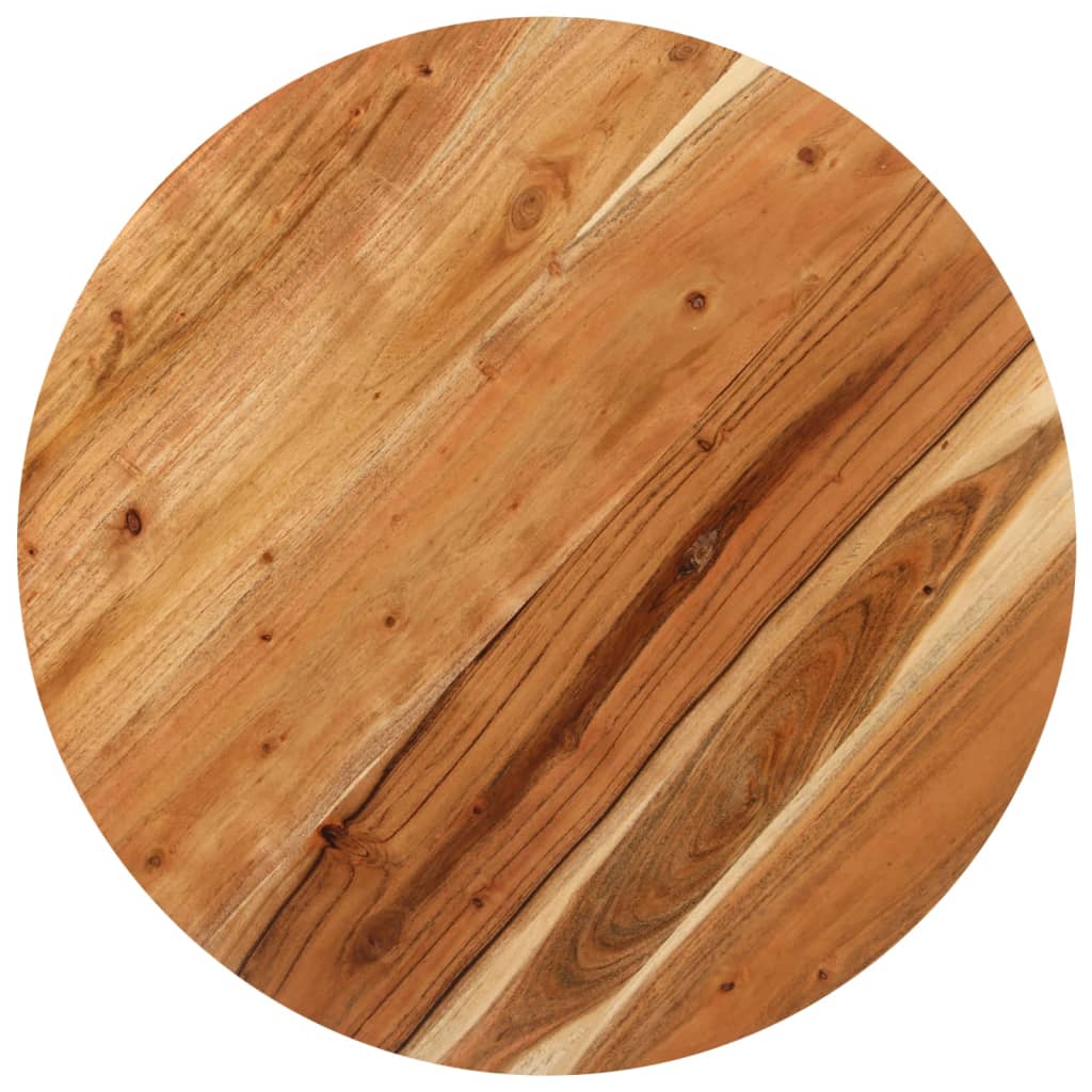 Masă de bistro, Ø70x75 cm, lemn masiv de acacia, rotundă - Lando