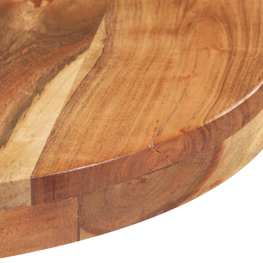 Masă de bistro, Ø80x75 cm, rotund, lemn masiv de acacia - Lando