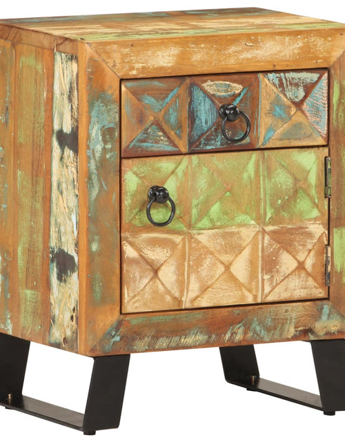 Загрузите изображение в средство просмотра галереи, Noptieră, 40 x 30 x 50 cm, lemn masiv reciclat - Lando
