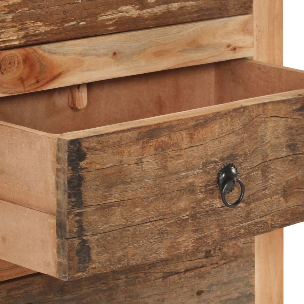 Servantă, 60 x 33 x 75 cm, lemn masiv de acacia/lemn reciclat - Lando