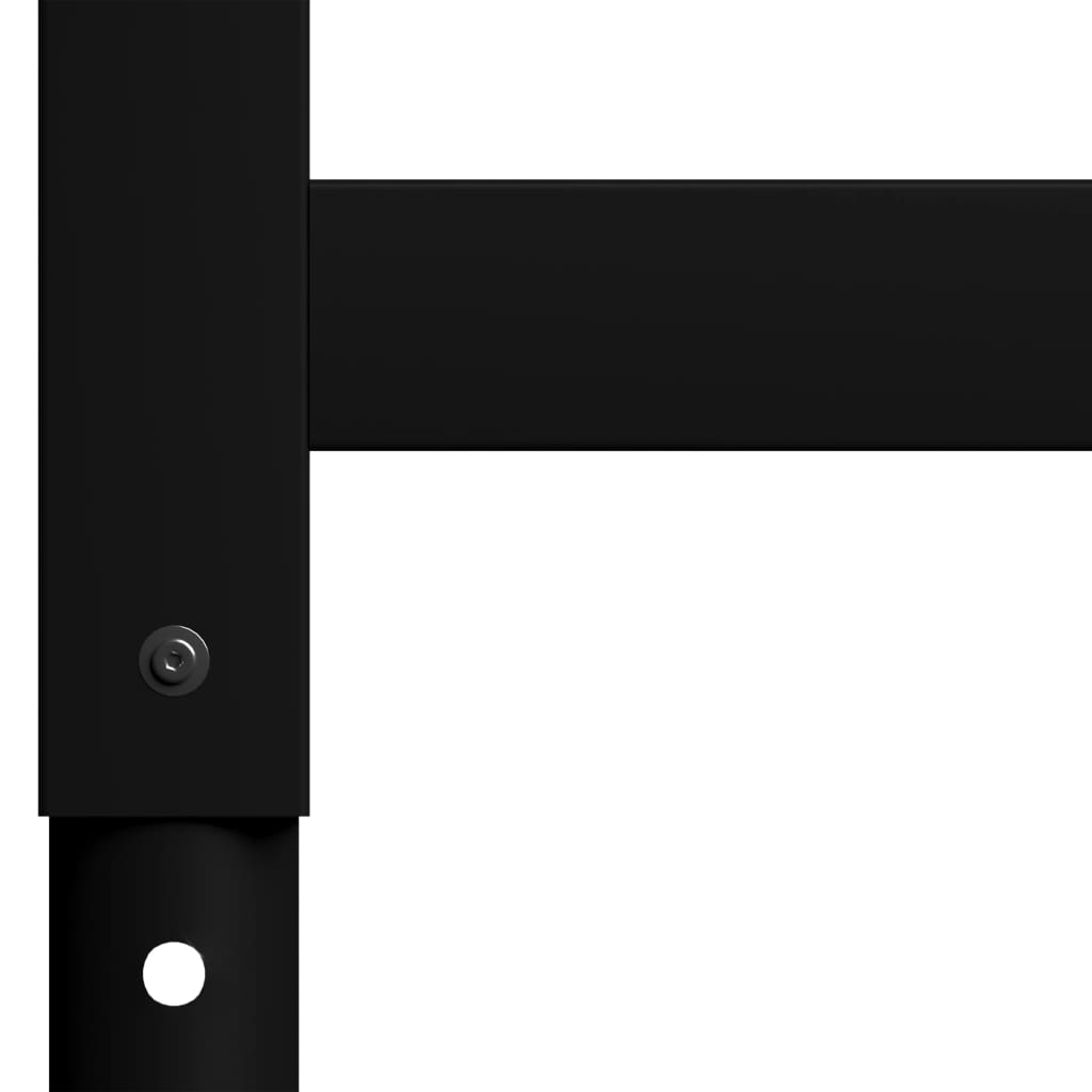 Cadre banc lucru reglabile 2 buc. negru 85x(69-95,5) cm, metal Lando - Lando