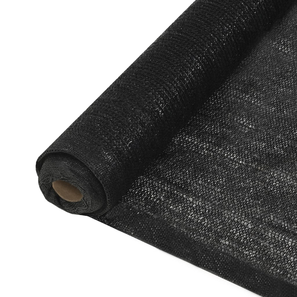 Plasă pentru intimitate, negru, 1 x 50 m, HDPE, 150 g/m² - Lando