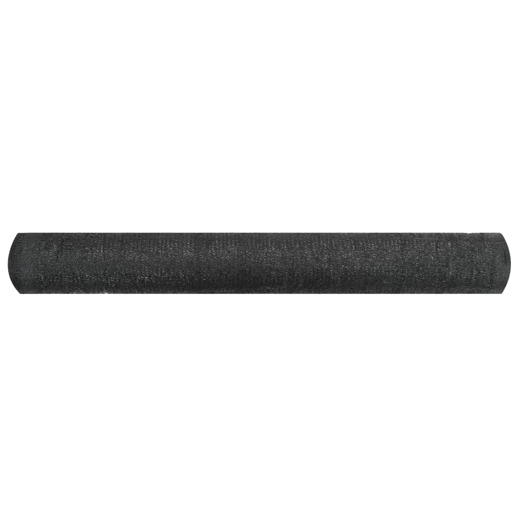 Plasă pentru intimitate, negru, 1 x 50 m, HDPE, 150 g/m² - Lando