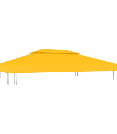 Încărcați imaginea în vizualizatorul Galerie, Acoperiș de pavilion cu 2 niveluri, galben, 4x3 m, 310 g/m² VLX
