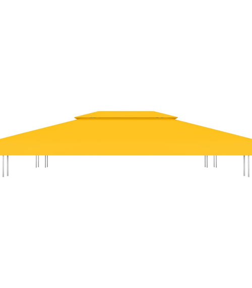 Încărcați imaginea în vizualizatorul Galerie, Acoperiș de pavilion cu 2 niveluri, galben, 4x3 m, 310 g/m² VLX
