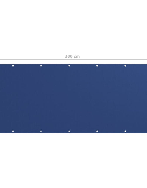 Загрузите изображение в средство просмотра галереи, Paravan pentru balcon, albastru, 120x300 cm, țesătură Oxford Lando - Lando
