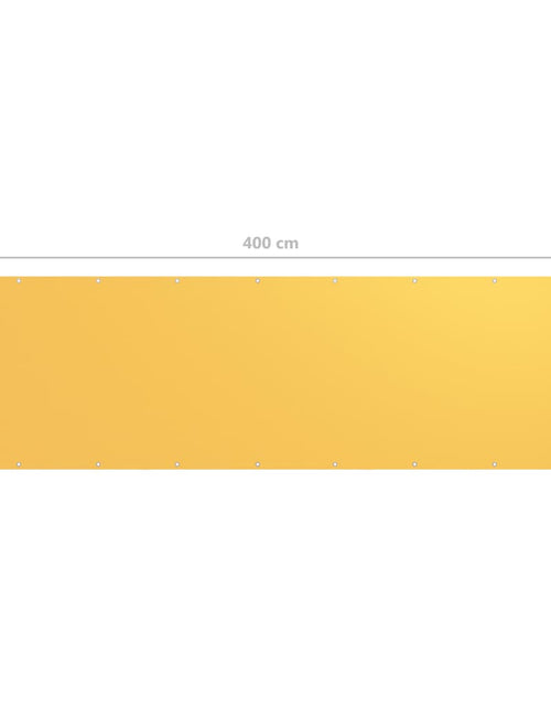 Încărcați imaginea în vizualizatorul Galerie, Prelată balcon galben 120x400 cm țesătură Oxford Lando - Lando
