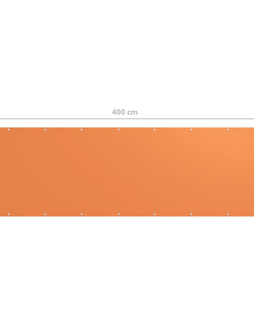 Încărcați imaginea în vizualizatorul Galerie, Paravan de balcon, portocaliu, 120 x 400 cm, țesătură oxford Lando - Lando
