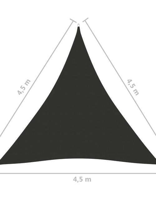 Загрузите изображение в средство просмотра галереи, Parasolar, antracit 4,5x4,5x4,5 m țesătură oxford, triunghiular Lando - Lando
