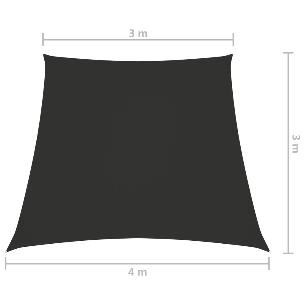 Parasolar, antracit, 3/4x3 m, țesătură oxford, trapez Lando - Lando