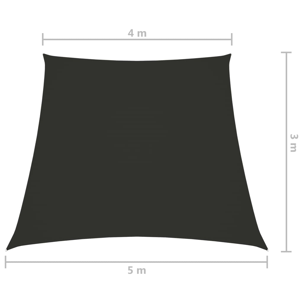 Parasolar, antracit, 4/5x3 m, țesătură oxford, trapez Lando - Lando