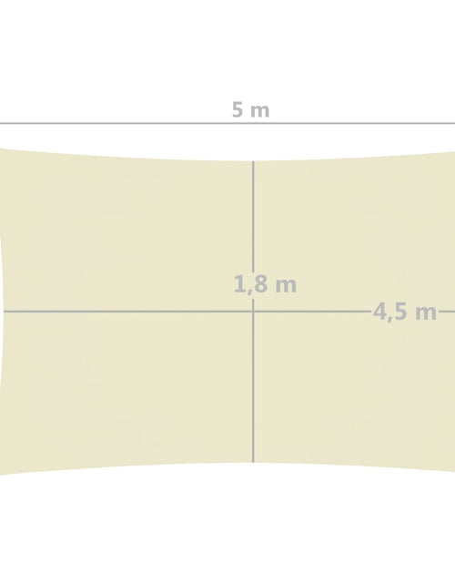 Încărcați imaginea în vizualizatorul Galerie, Parasolar, crem, 2x5 m, țesătură oxford, dreptunghiular - Lando
