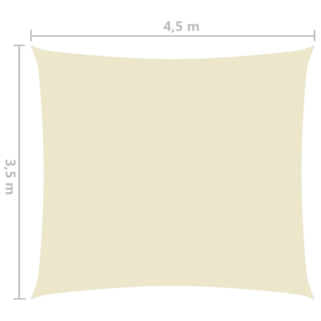 Parasolar, crem, 3,5x4,5 m, țesătură oxford, dreptunghiular Lando - Lando