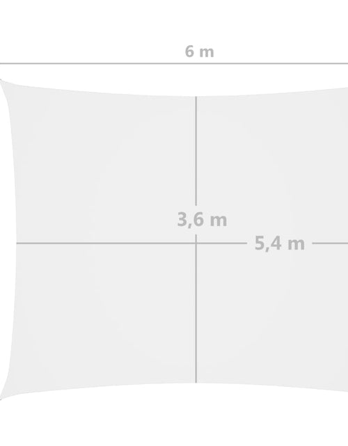 Загрузите изображение в средство просмотра галереи, Parasolar din țesătură oxford, dreptunghiular, 4 x 6 m, alb Lando - Lando
