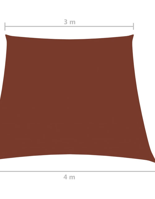 Încărcați imaginea în vizualizatorul Galerie, Parasolar, cărămiziu, 3/4x3 m, țesătură oxford, trapez Lando - Lando
