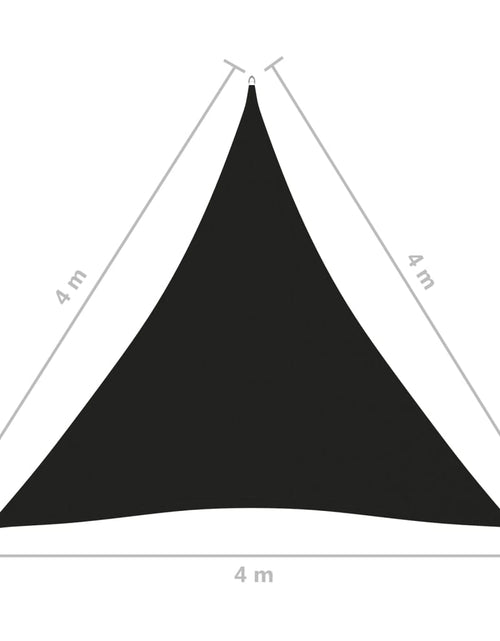 Загрузите изображение в средство просмотра галереи, Parasolar, negru, 4x4x4 m, țesătură oxford, triunghiular Lando - Lando
