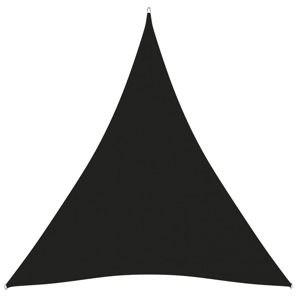 Parasolar, negru, 4x5x5 m, țesătură oxford, triunghiular Lando - Lando
